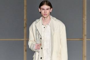 Mfw: Federico Cina tra pizzi jacquard e righe