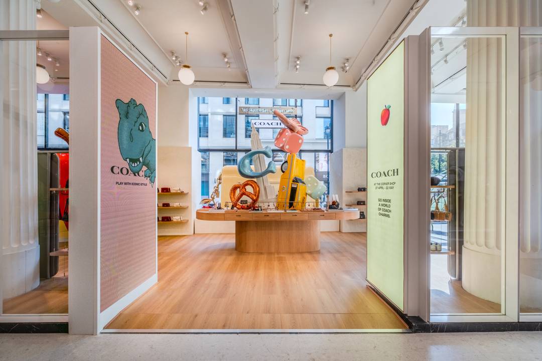 The Coach Charm Playground at Selfridges Corner Shop