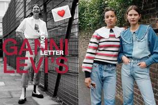 Ganni lanza una colaboración con Levi's para alquilar algunas de sus prendas míticas