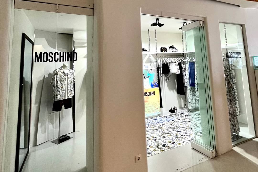 Moschino store in Mykonos.