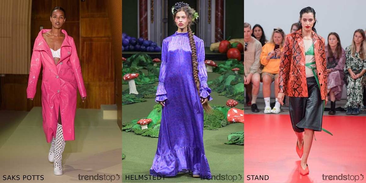 Bilder mit freundlicher Genehmigung von Trendstop, von
links nach rechts: Saks Potts, Helmstedt, Stand, alle Frühjahr/Sommer
2020