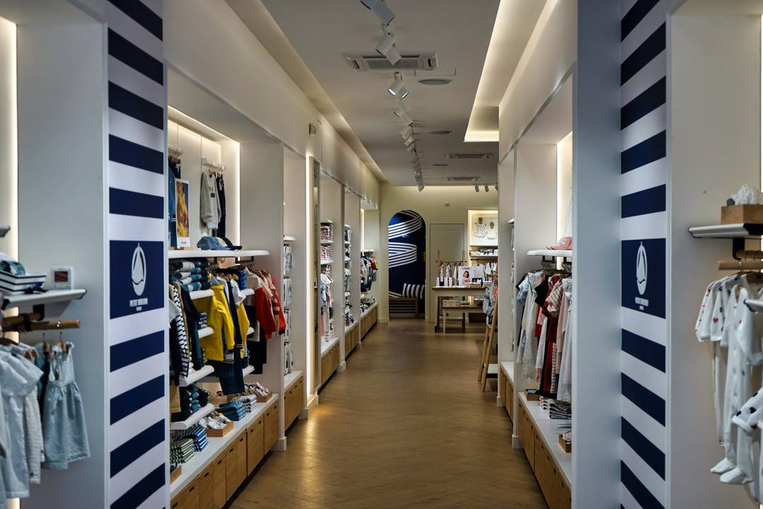 Magasin Petit Bateau à Rome.