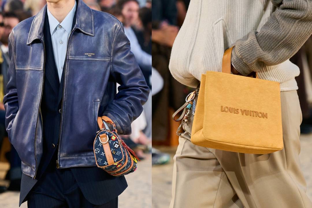 Louis Vuitton menswear handbags from the Louis Vuitton SS27 Menswear collection