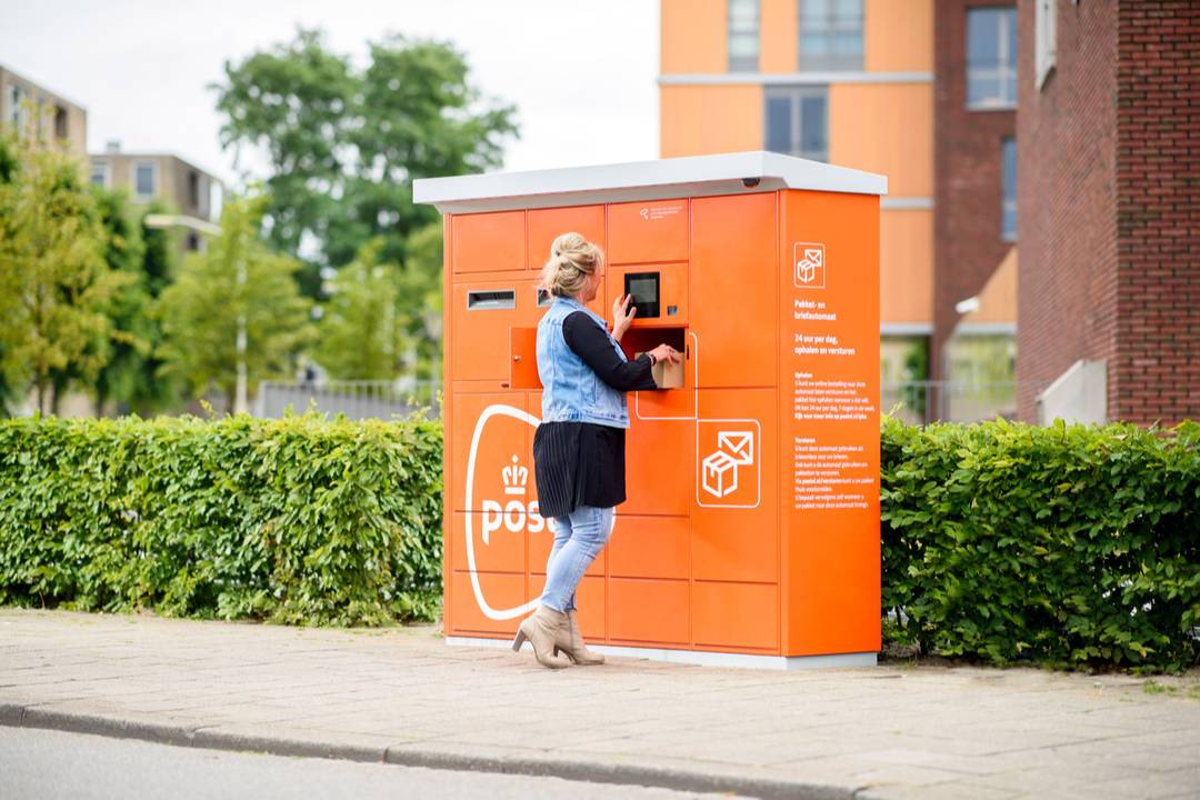 Een PostNL-pakketautomaat.