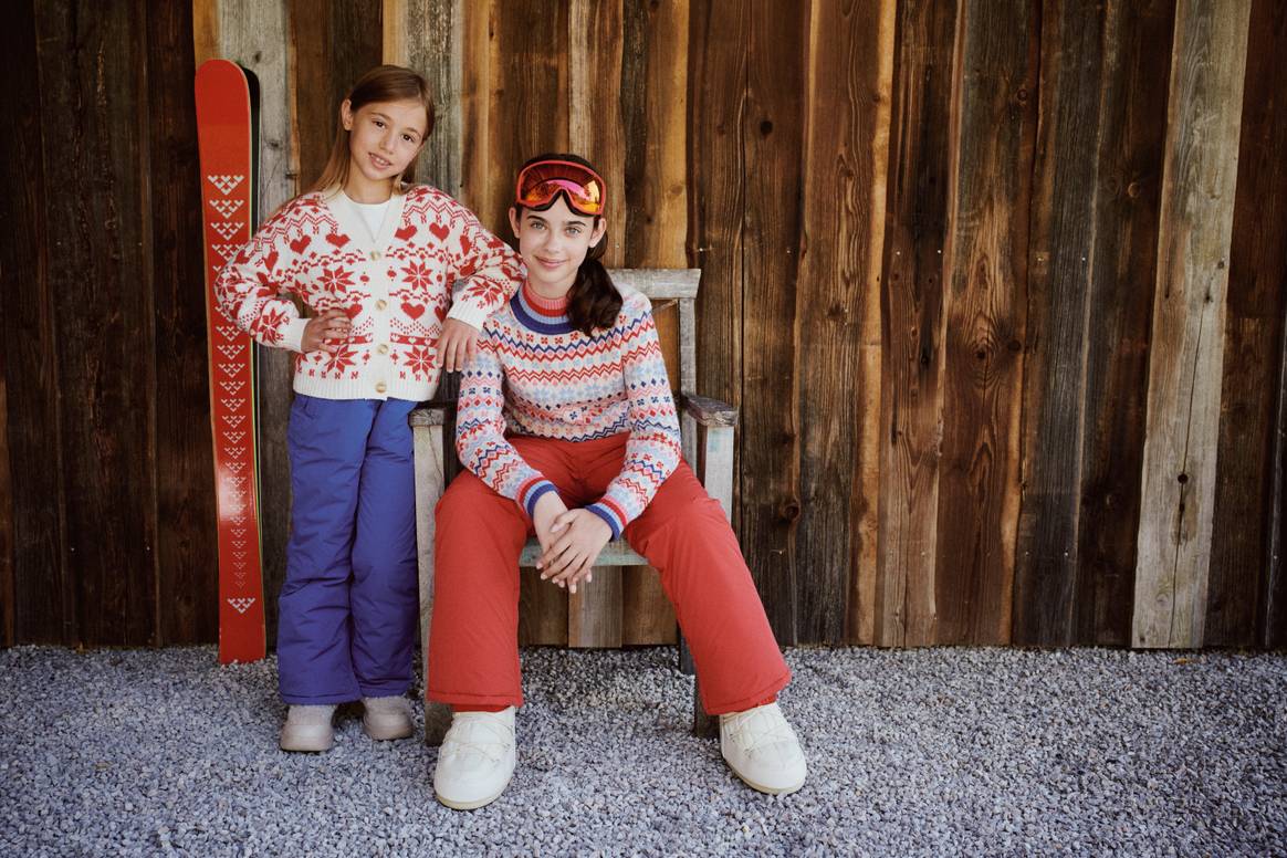Ernsting's Family: Retro Ski-Looks