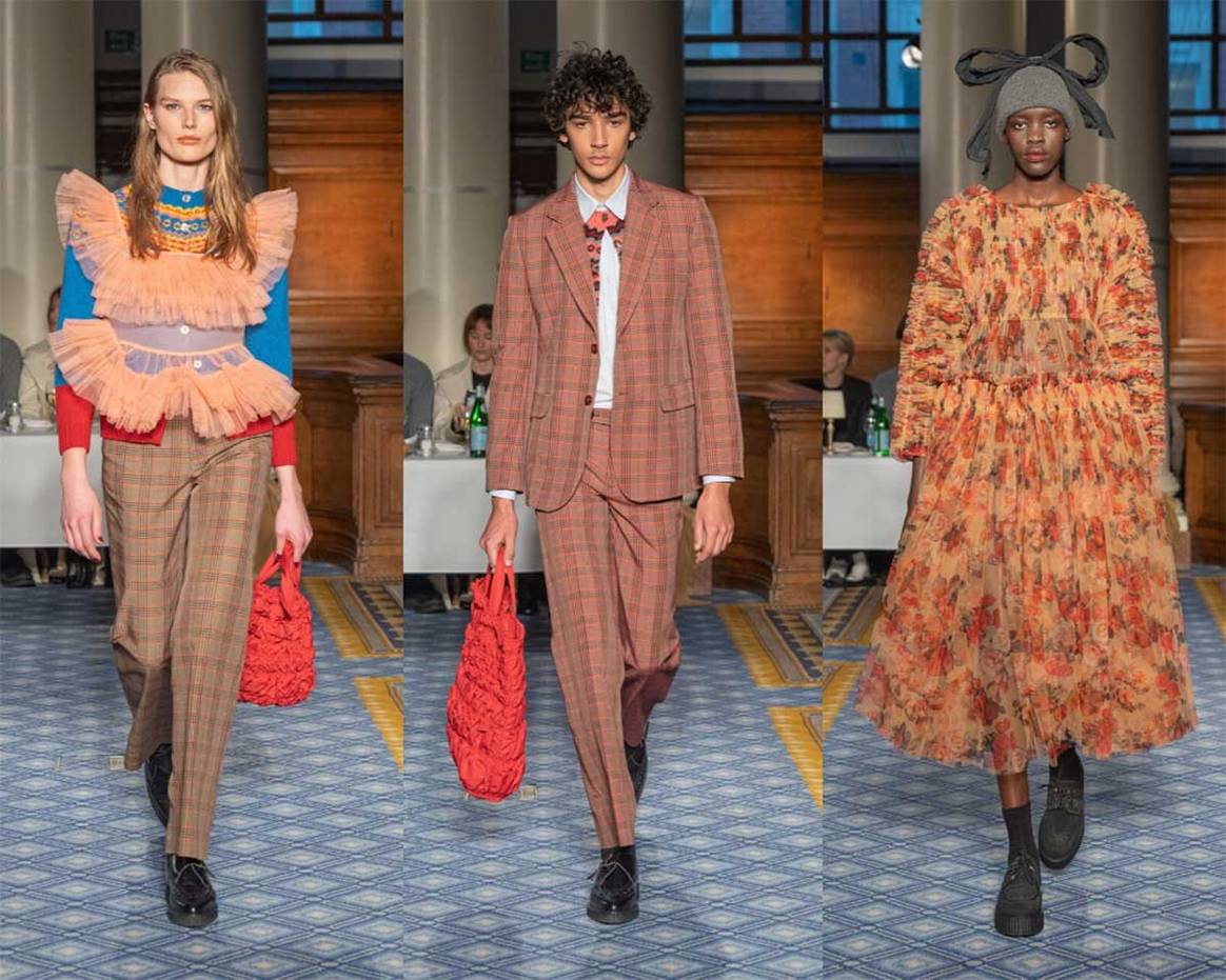 LFW AW20: Tulle, sequins and couture glamour