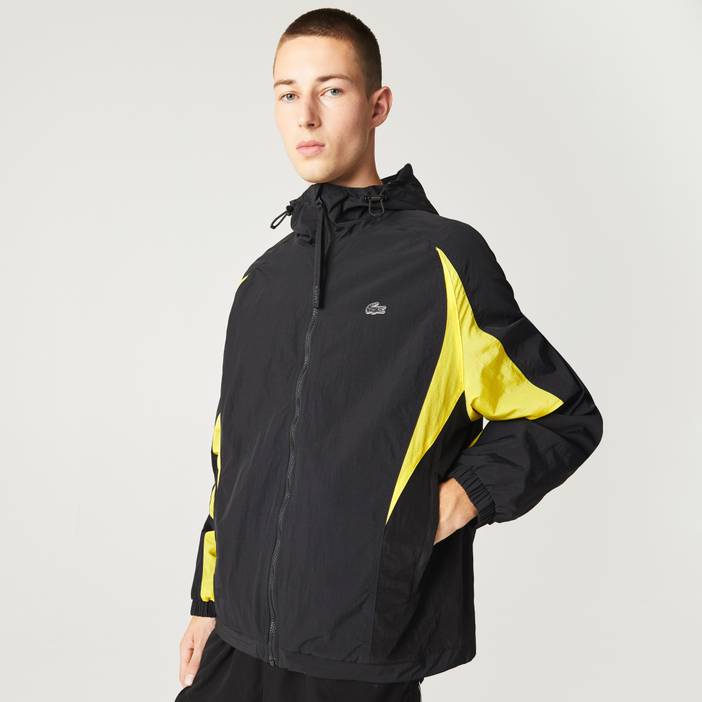 Herren Lacoste Héritage Nylon-Jacke mit Colourblock | Lacoste