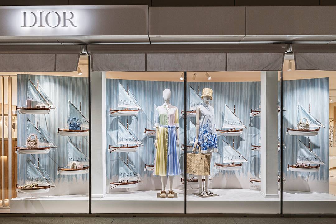 Tienda “resort” de Dior en Ibiza, para la temporada de Verano 2026.