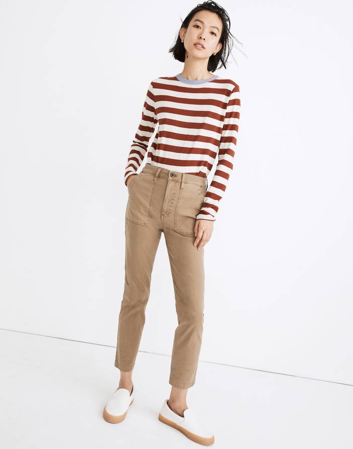 Stovepipe Fatigue Pants: TENCEL™ Lyocell Edition | Madewell