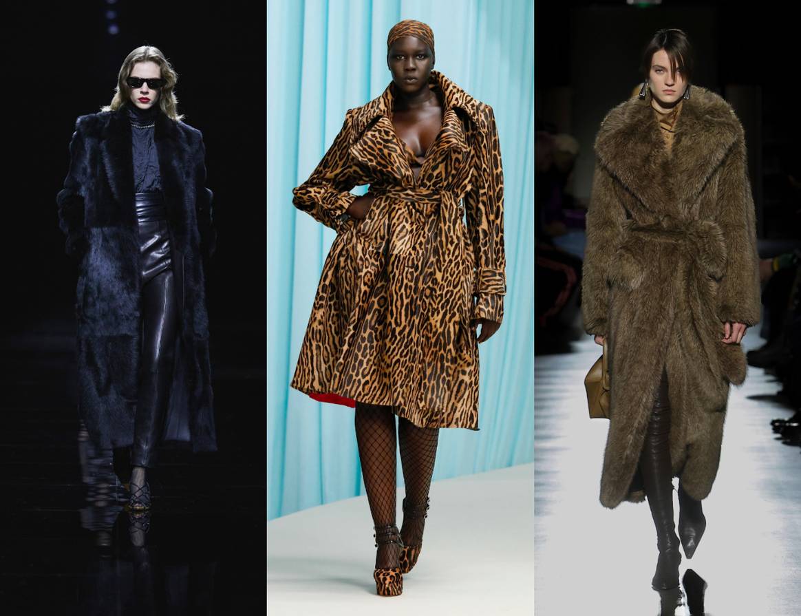 Looks Mob Wife de Khaite FW24, Nina Ricci SS24 y Kenzo FW24.