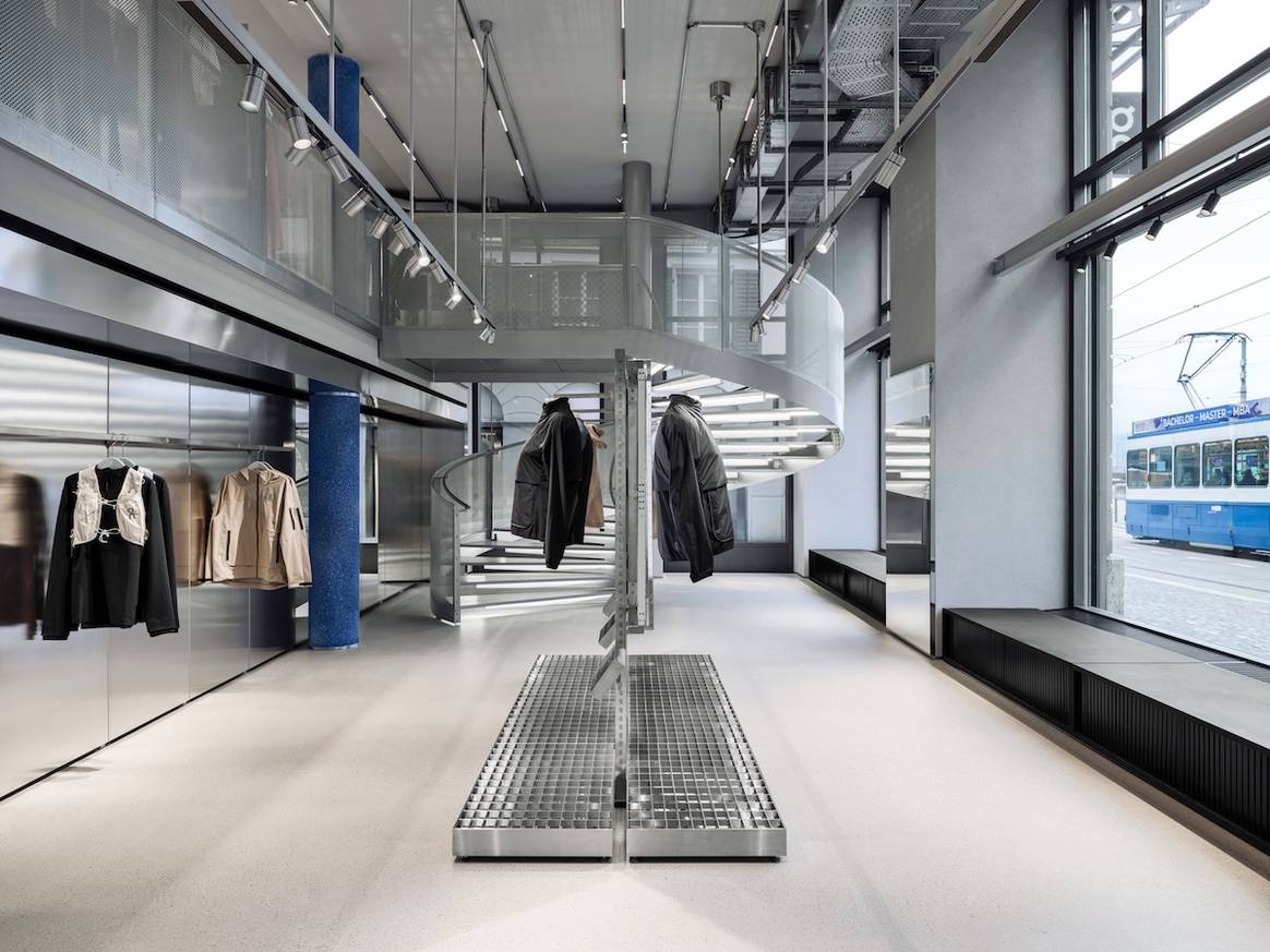 Blick in den neuen Flagship-Store von On in Zürich