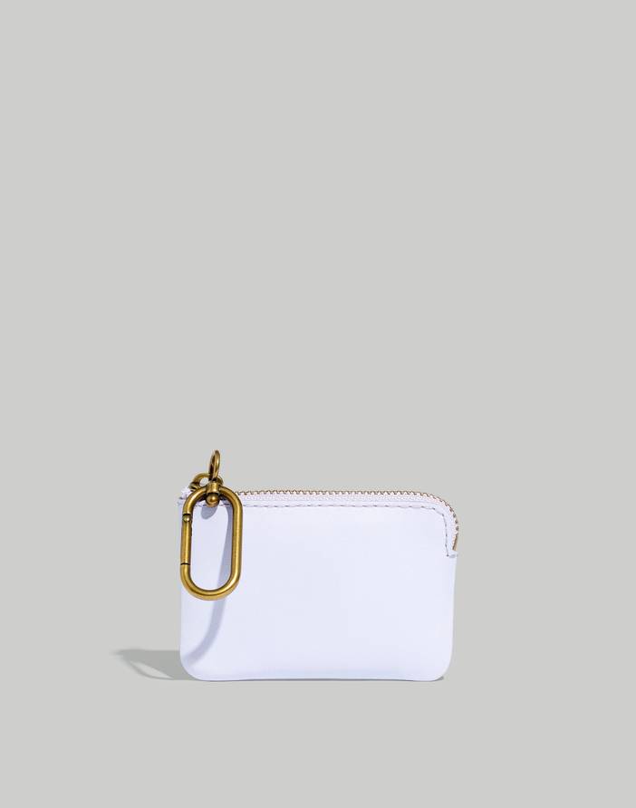 The Leather Carabiner Mini Pouch | Madewell