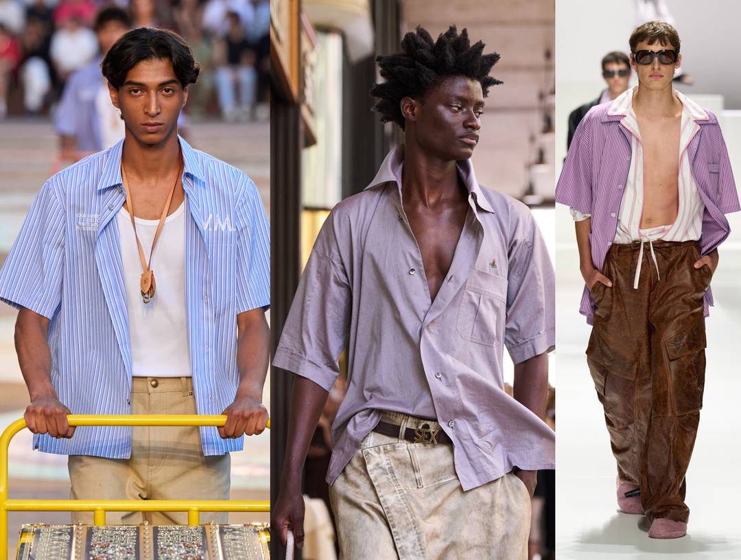 Uomo PE26 : Louis Vuitton, Vivienne Westwood, Dolce Gabbana.