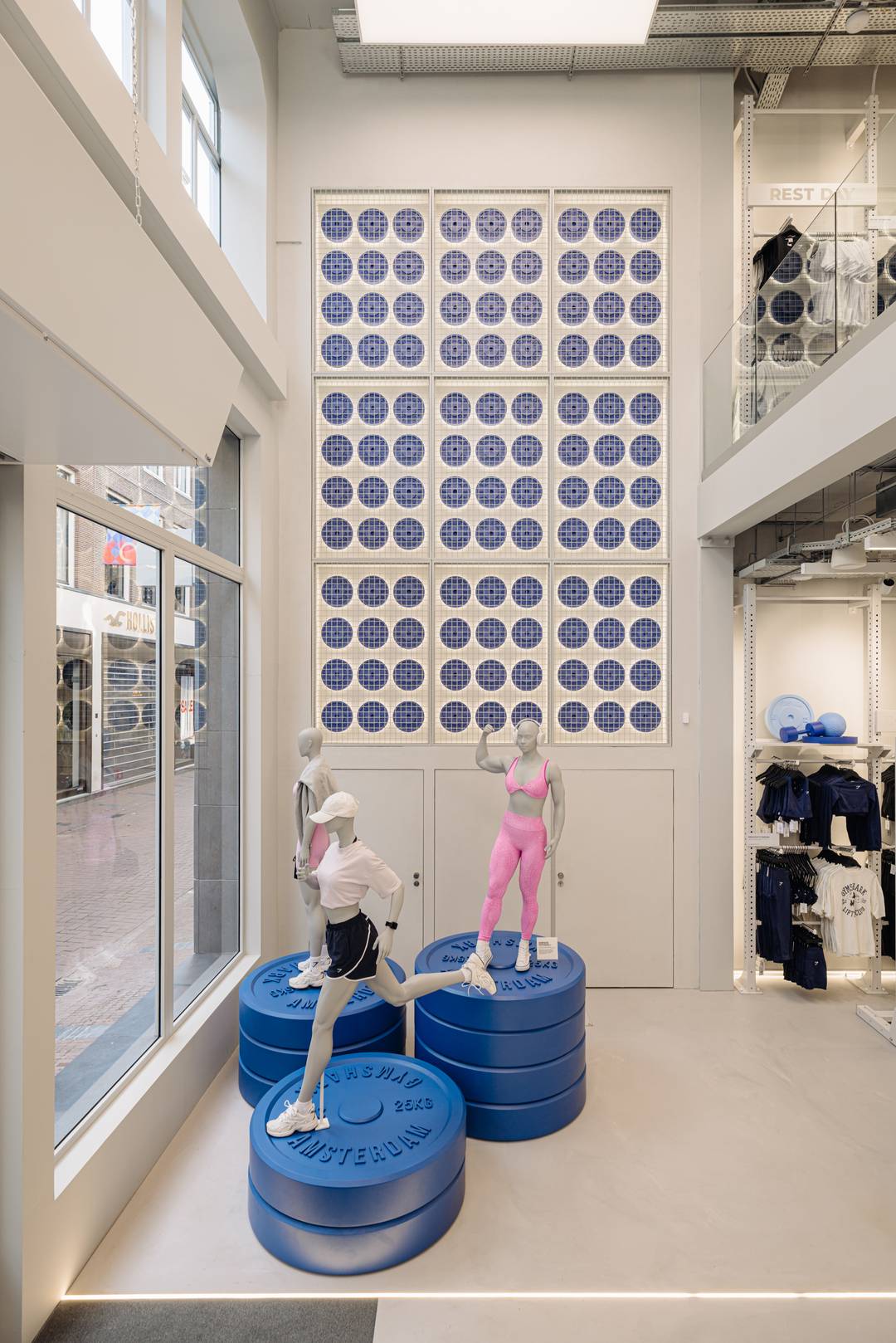 Gymshark aan de Kalverstraat 178 in Amsterdam