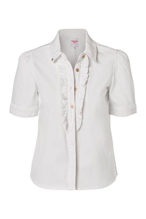 Caroline Tensen Brighton Denim Blouse Wit | Mart Visser