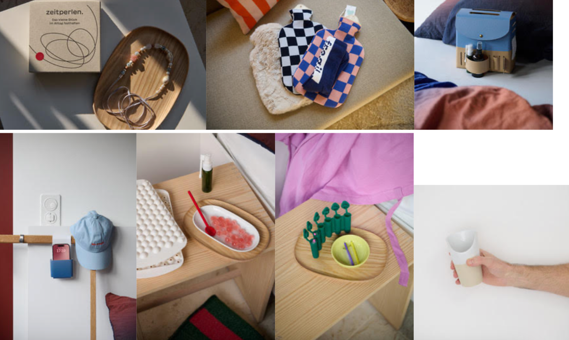 Various items from Finally. that make life in a hospital bed easier.