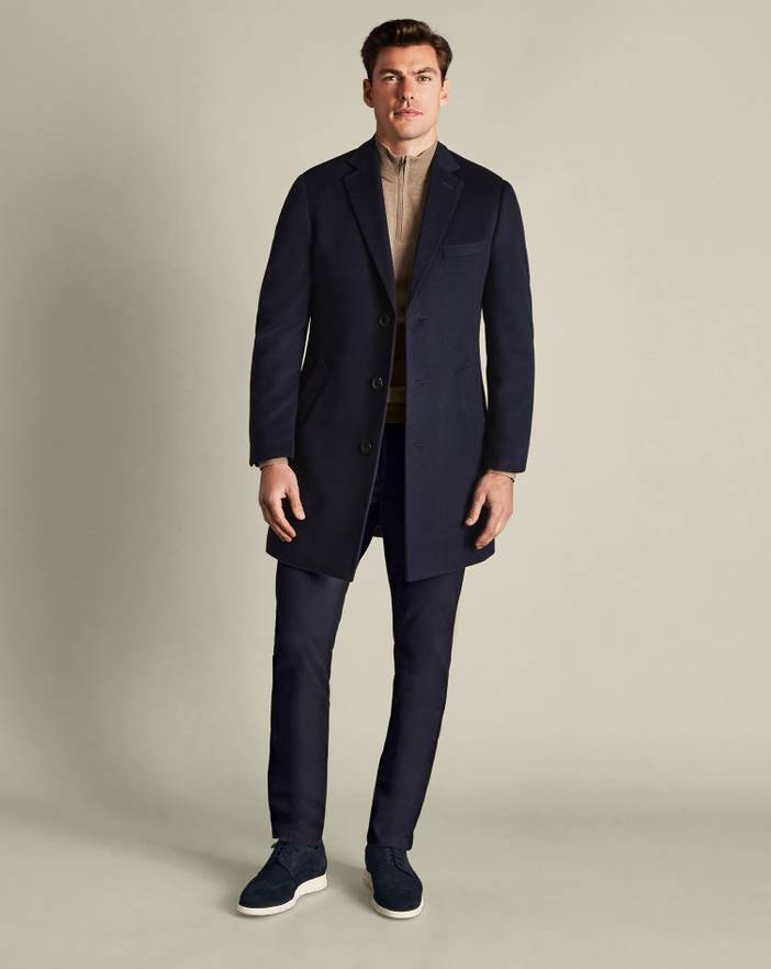 Men's Charles Tyrwhitt Overna coat | Charles Tyrwhitt