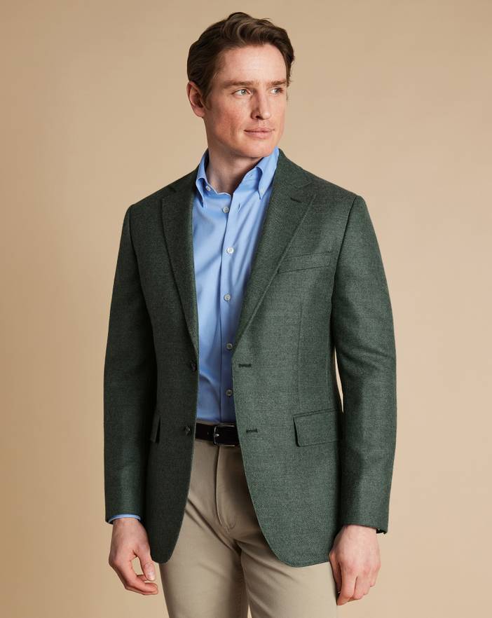 Men's Charles Tyrwhitt Texture Twill na Jacket | Charles Tyrwhitt