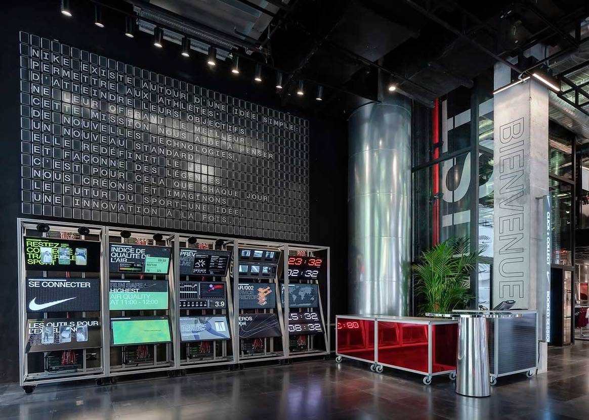 En image : le nouveau flagship de Nike sur les Champs Élysées