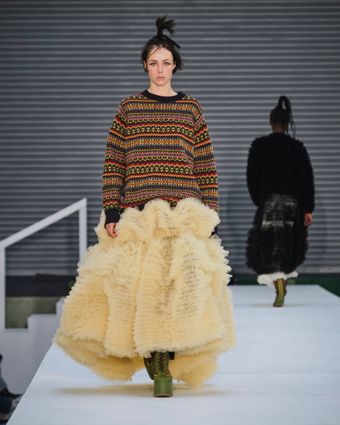 Imagen: Desfile Molly Goddard FW22, Ben Broomfield