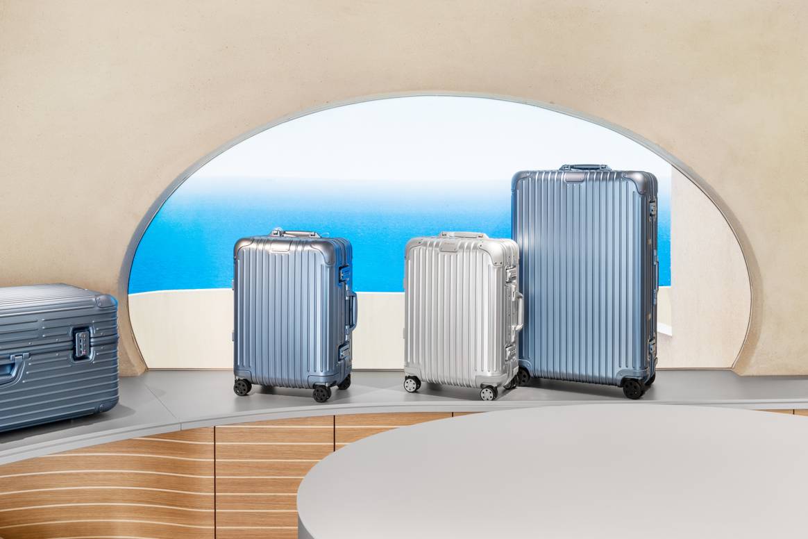 Crédits: La boutique Rimowa de Saint Tropez. Photo : Melania Dalle Grave, DSL Studio. Courtesy of Rimowa.