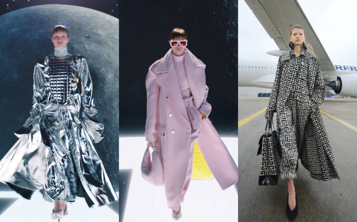 PFW AW21: Balmain showcases an aviation-inspired collection