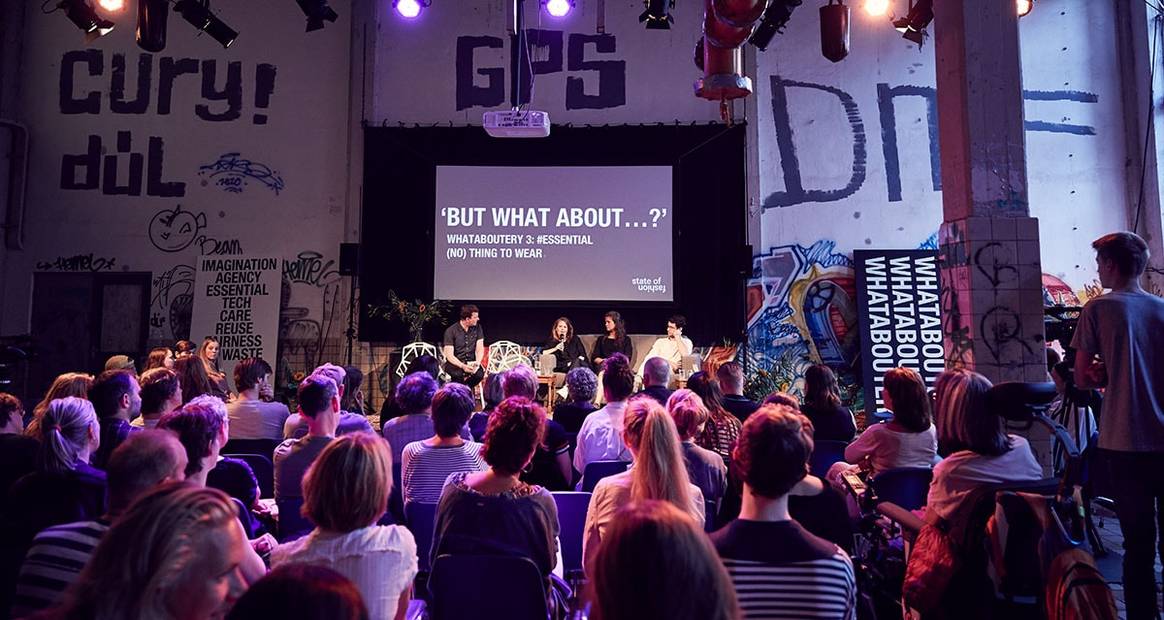 Een publieksevenement
en rondleiding tijdens State of Fashion 2018. Foto boven: David Jagersma.
Foto onder: Valerie Spanjers