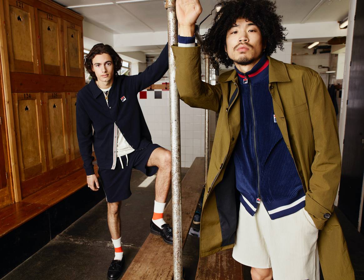 Image: courtesy of Fila x Oliver Spencer by Rankin