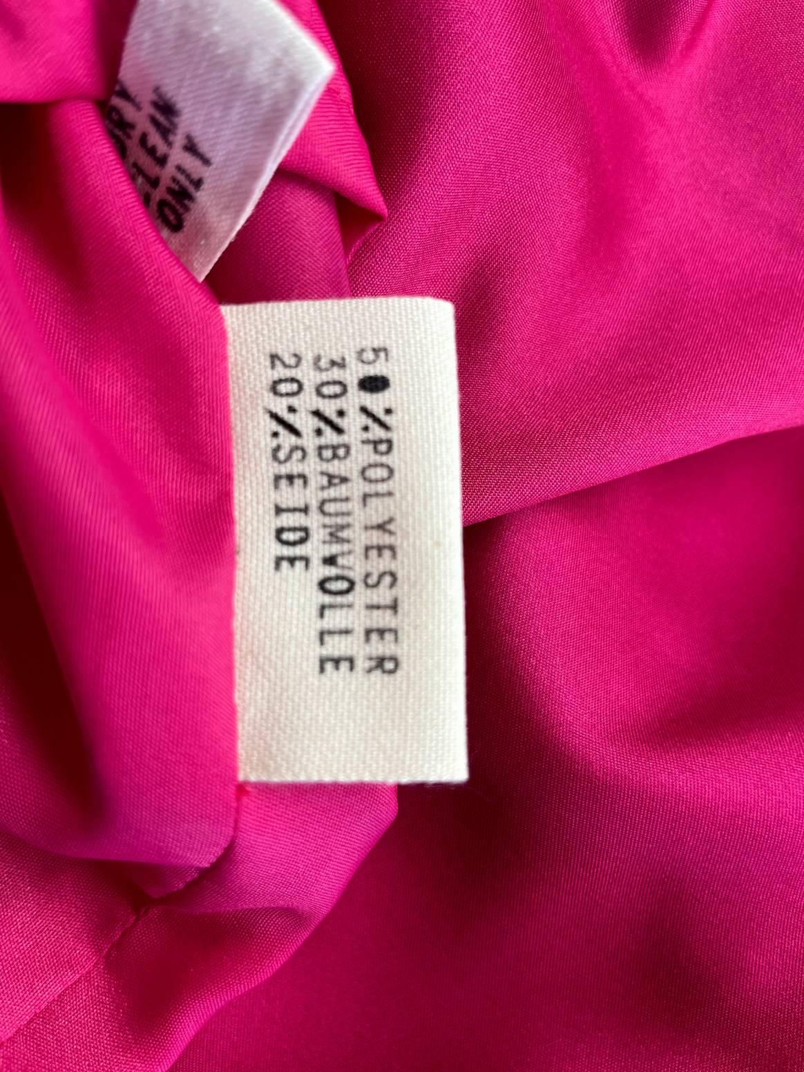 Etiqueta para la ropa reciclada según la Ordenanza de Etiquetado Textil. Imagen: Sinah Schlemmer