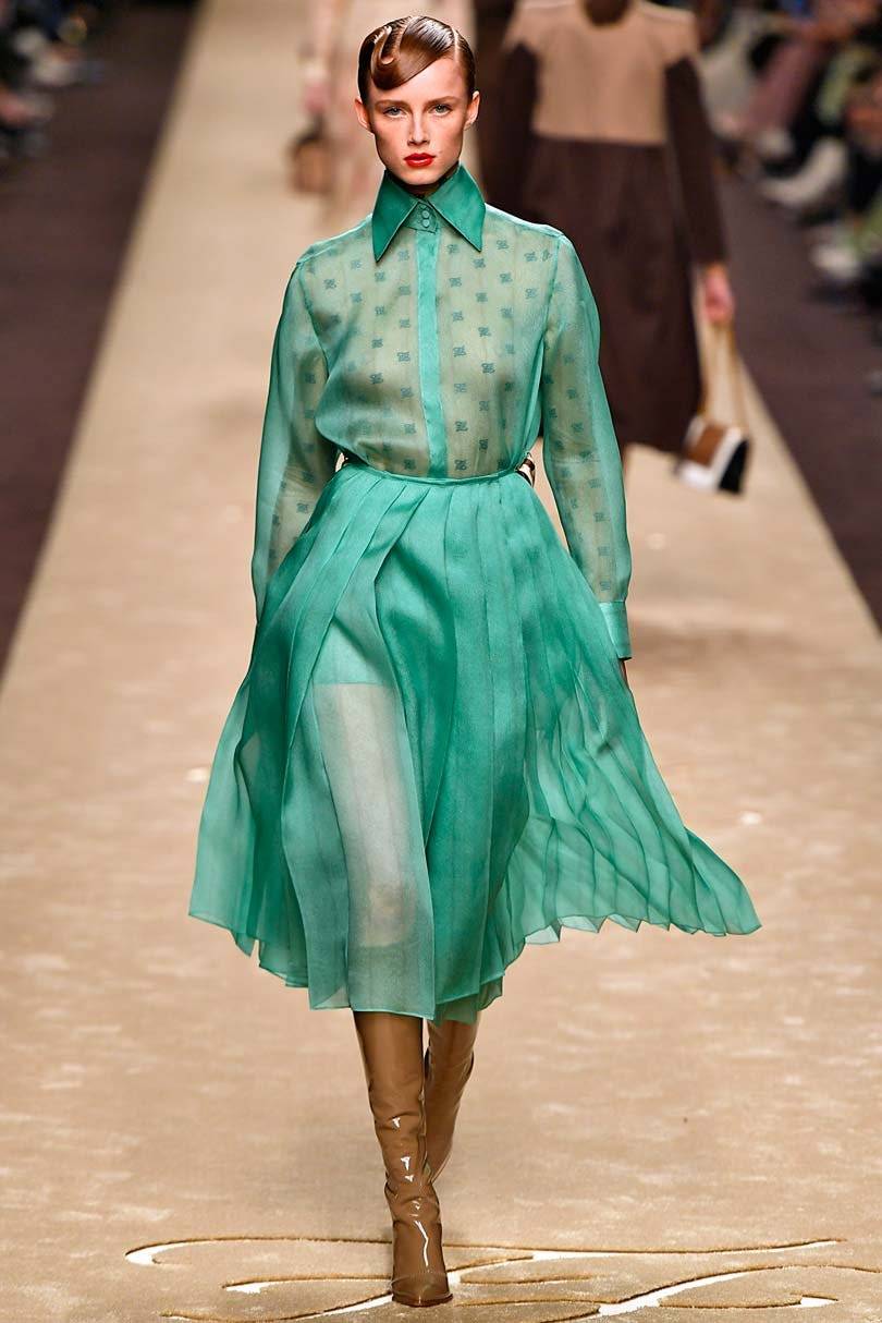 Fendi le dice adiós a Lagerfeld en la Semana de la Moda de Milán