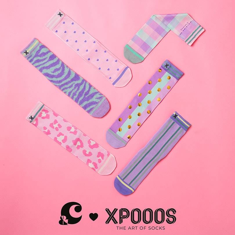 Collab Collection &C x XPOOOS: SNOEPJES AAN JE VOETEN