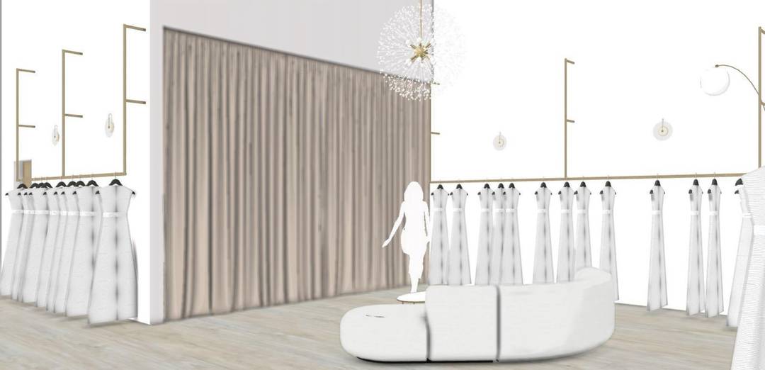 CGI of renovated Galia Lahav Los Angeles flagship