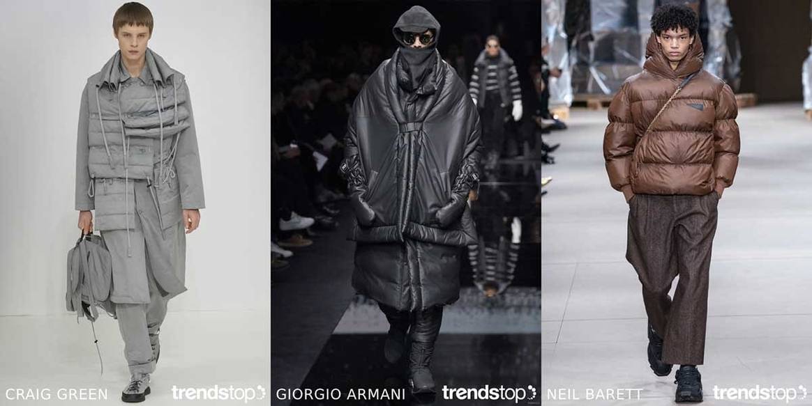 Imágenes cortesía de Trendstop, de izquierda a derecha: Craig
Green, Giorgio Armani, Neil Barrett, todas de la colección Otoño/invierno
2019-20