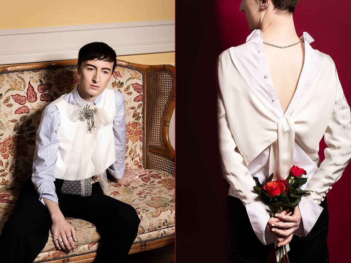 In beeld: genderneutrale bridal wear in campagne van Eva Janssens en Gerrit Elen