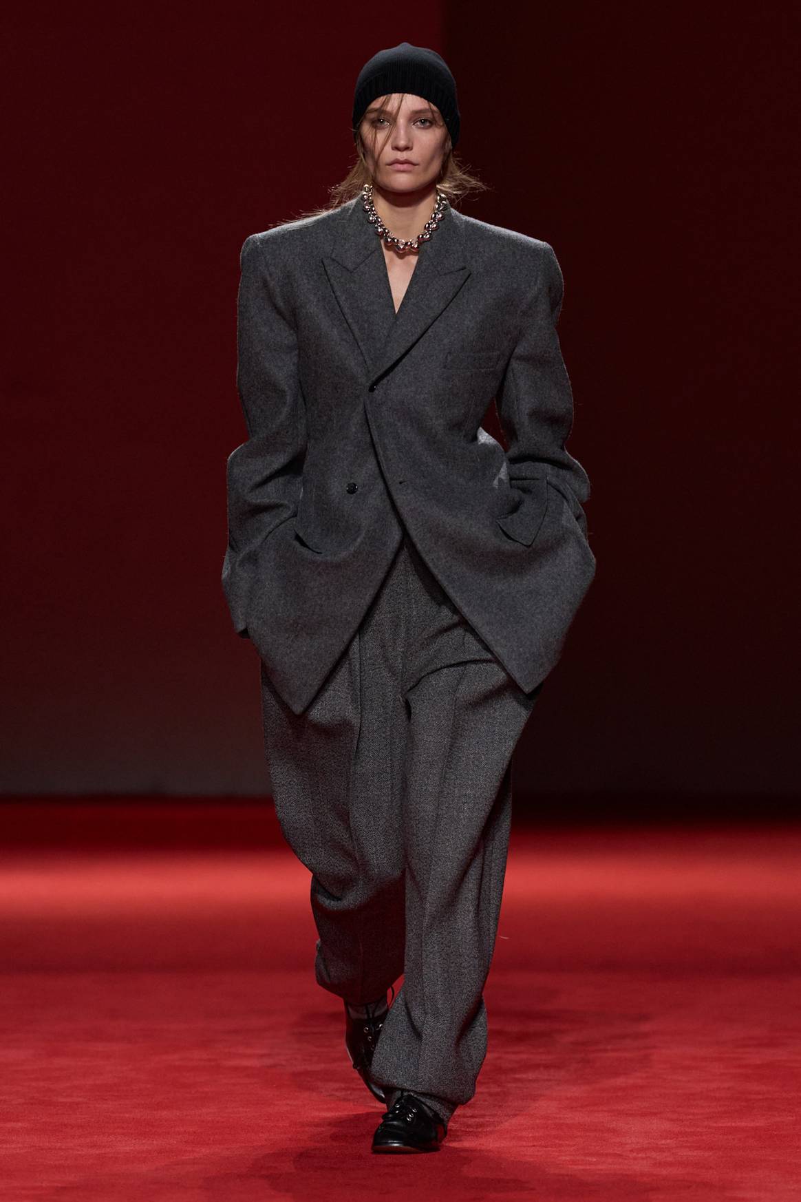 MFW FW26 color trends: navy and grey to pink, red and marigold