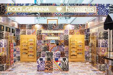 Havaianas inaugura pop-up para celebrar a collab com Dolce & Gabbana