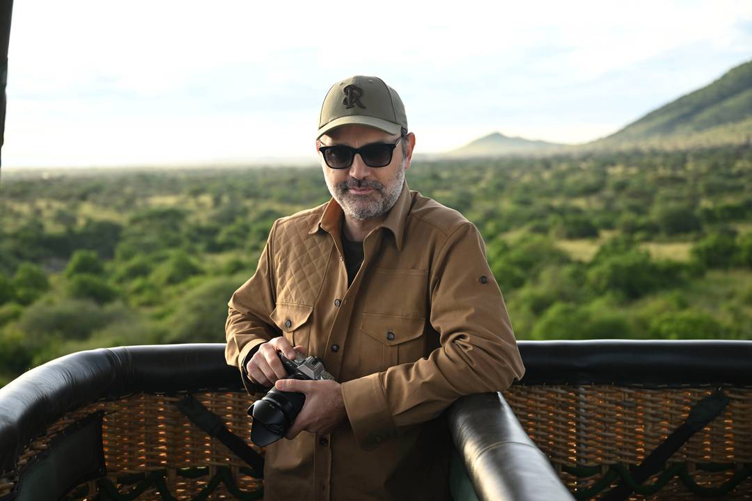 Niccolò Ricci, ritratto in mongolfiera in Tanzania