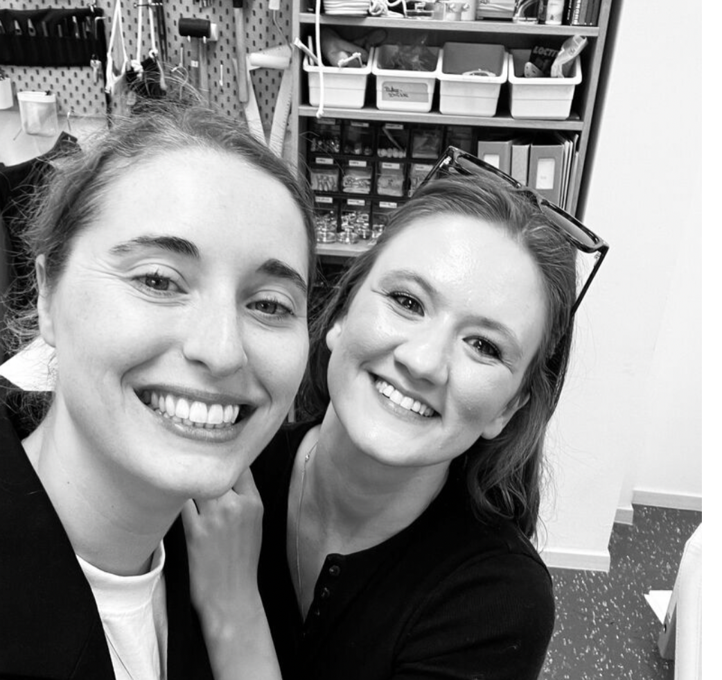 Charlotte Piller (left) and Melina Bucher.