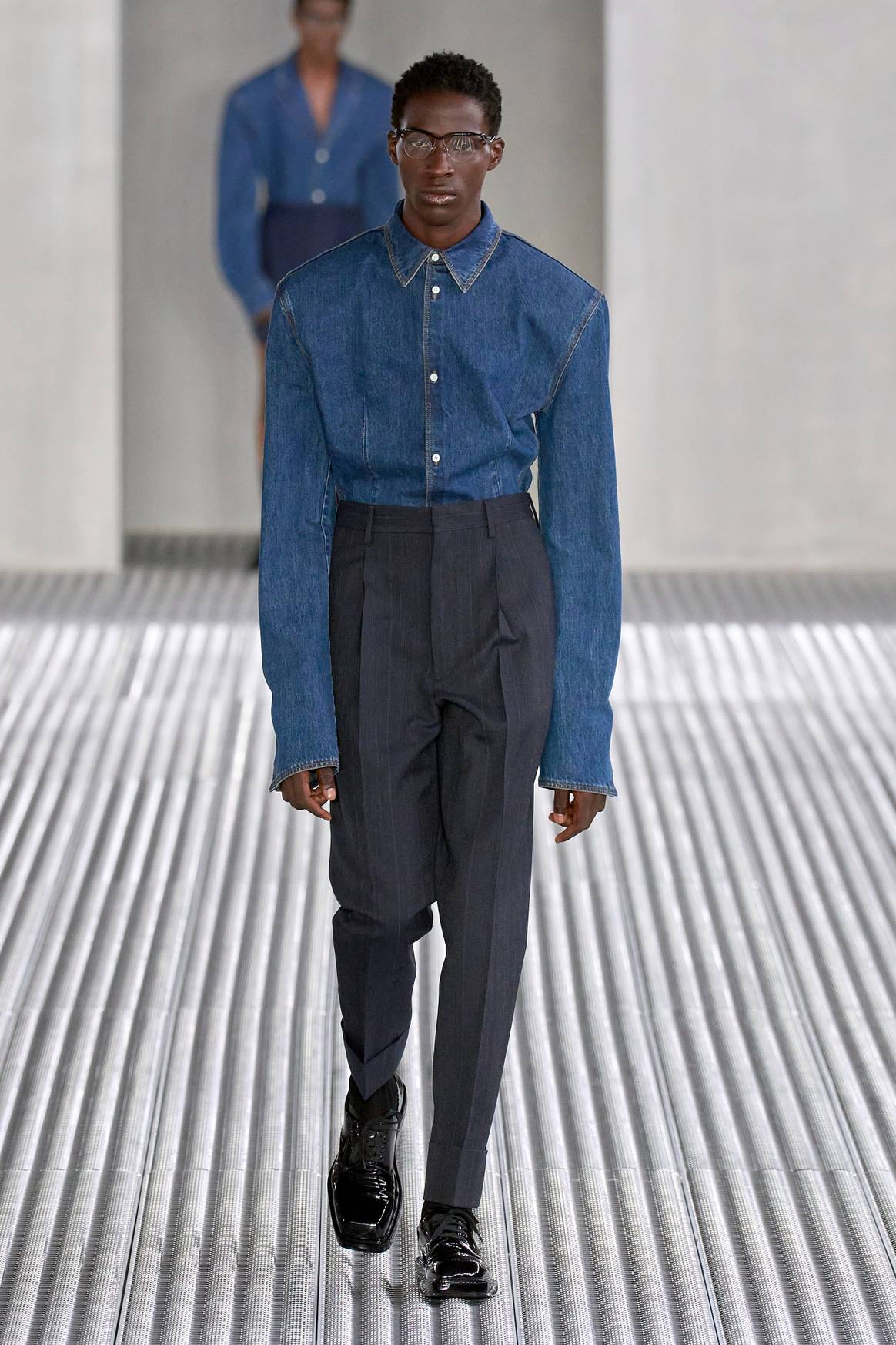 Credits: Prada menswear SS24 at Milan Fashion Week, Launchmetrics