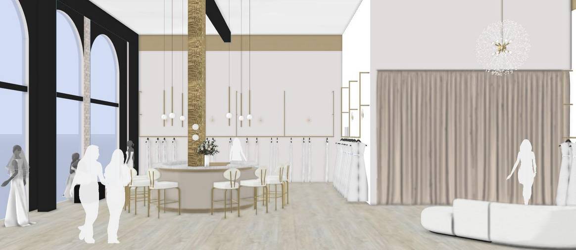 CGI of renovated Galia Lahav Los Angeles flagship
