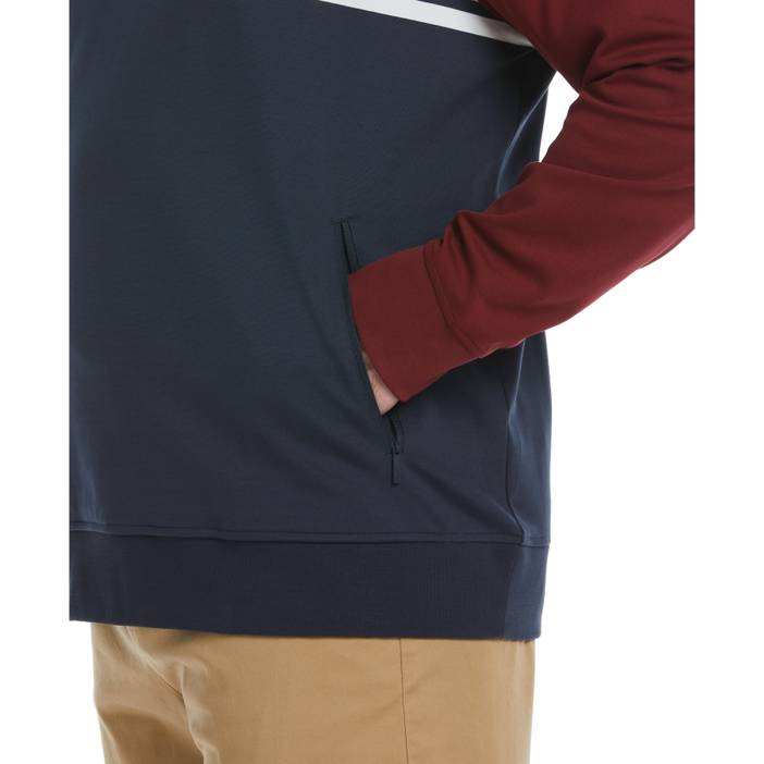 Men's Big & Tall 1/4 Zip Color Block Jacket | Original Penguin