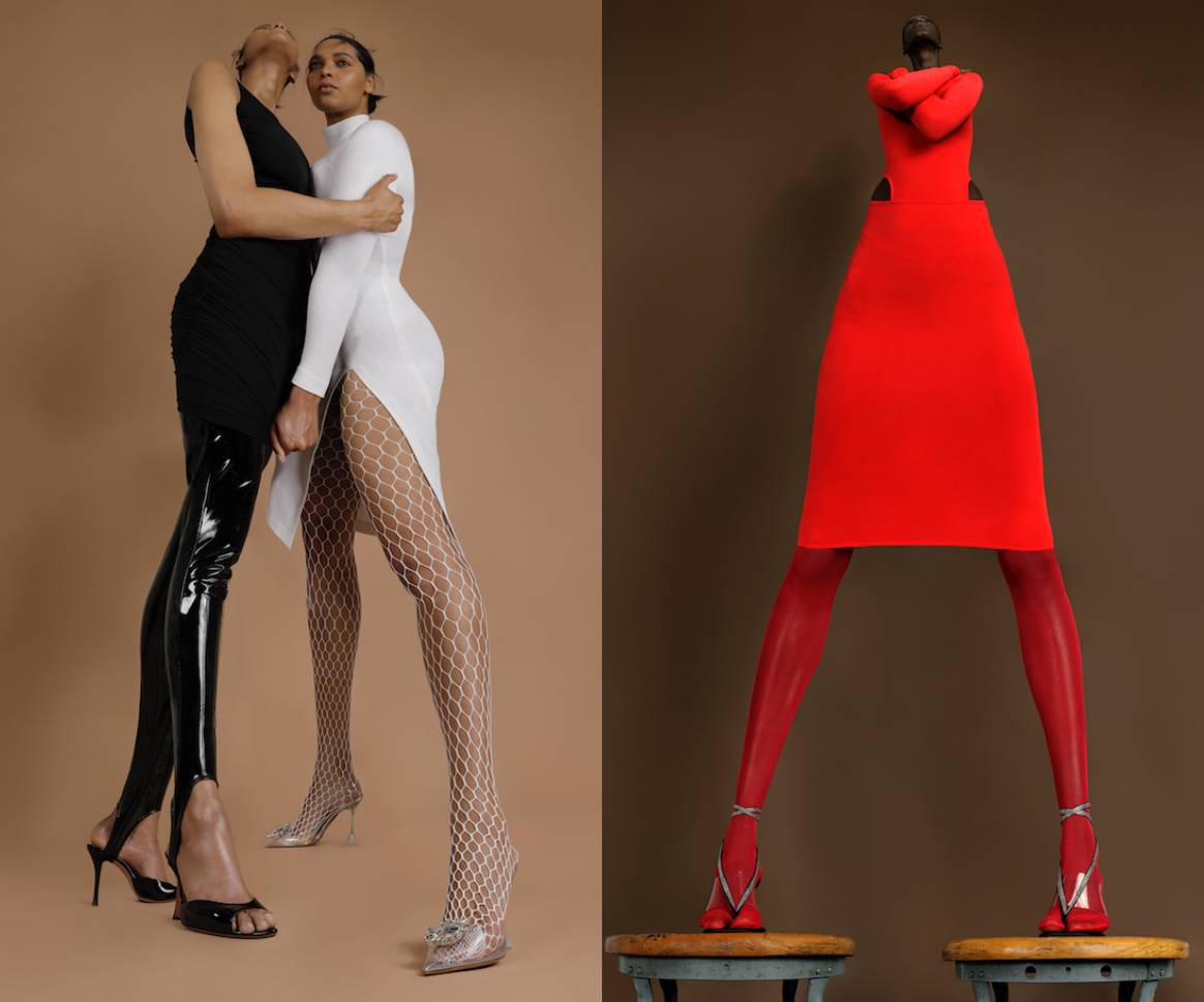 Image: courtesy of Wolford by Roger Weiss; Amina Muaddi for Wolford