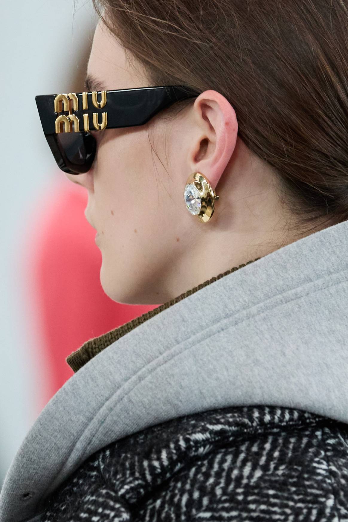Estilo callejero FW23/Gafas de sol de Miu Miu