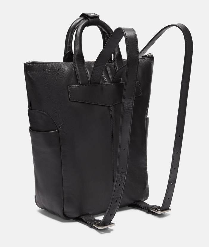 Großer Rucksack aus Schafsleder - blau | liebeskind berlin