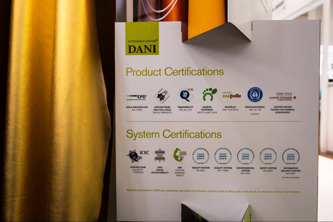 An example of various certifications. Photo: Jennifer Mason
