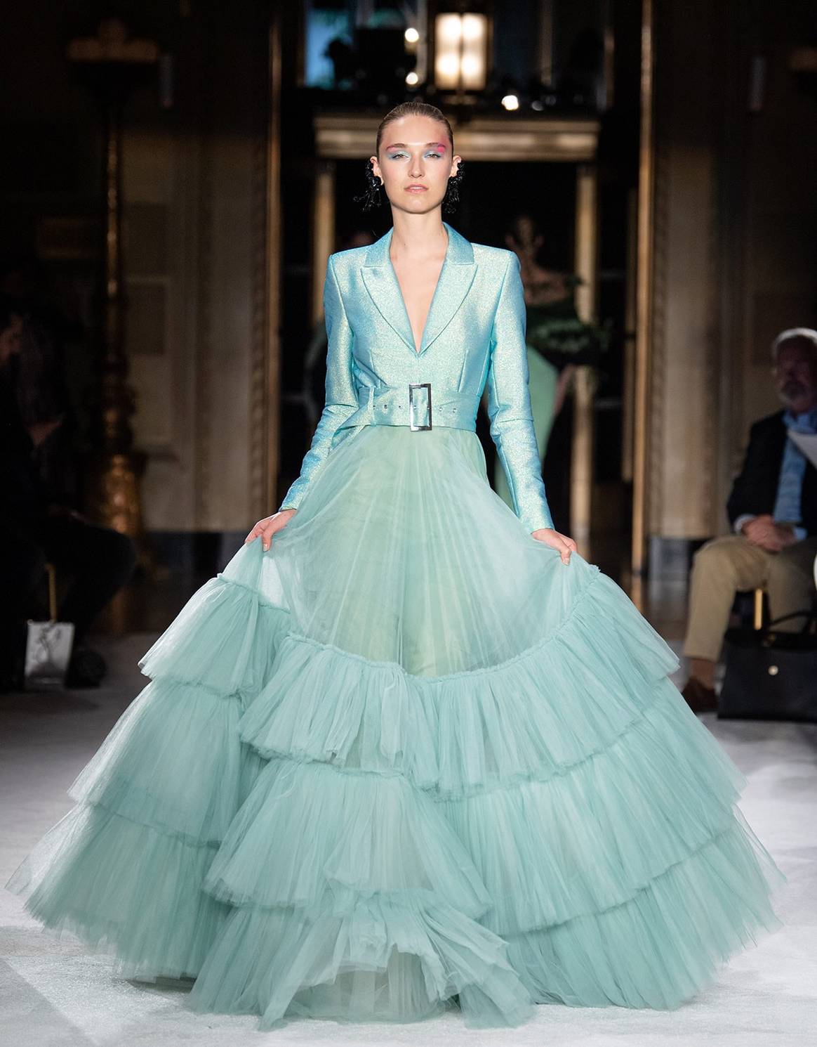 Big gowns were back at New York Fashion Week
