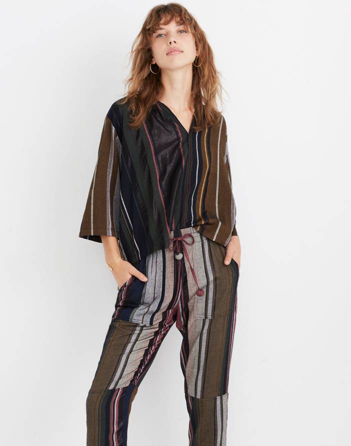 Apiece Apart™ Striped Agata Shirred Top | Madewell