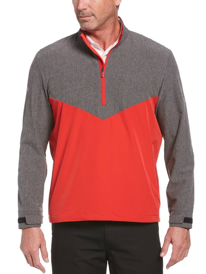 Men's Swing Tech™ Blocked 1/4 Zip Pullover Windbreaker | Callaway