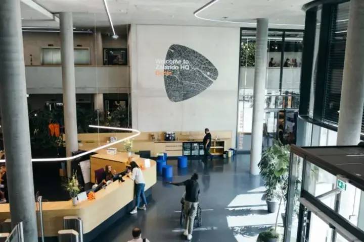 La sede Zalando a Berlino