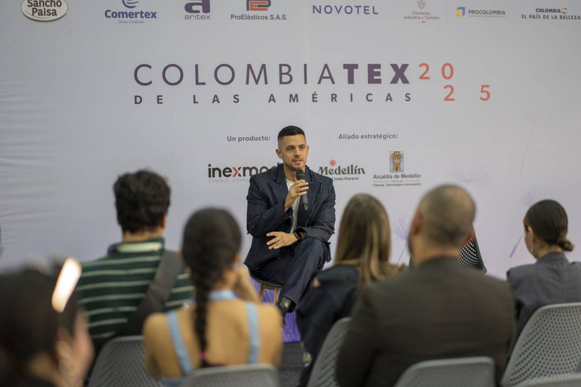 Sebastián Diez, Presidente Ejecutivo de Inexmoda presentó los nuevos eventos.